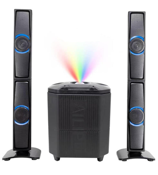 AILIPU Home Theater Speaker System with Multicolour Top Light – Model 8202