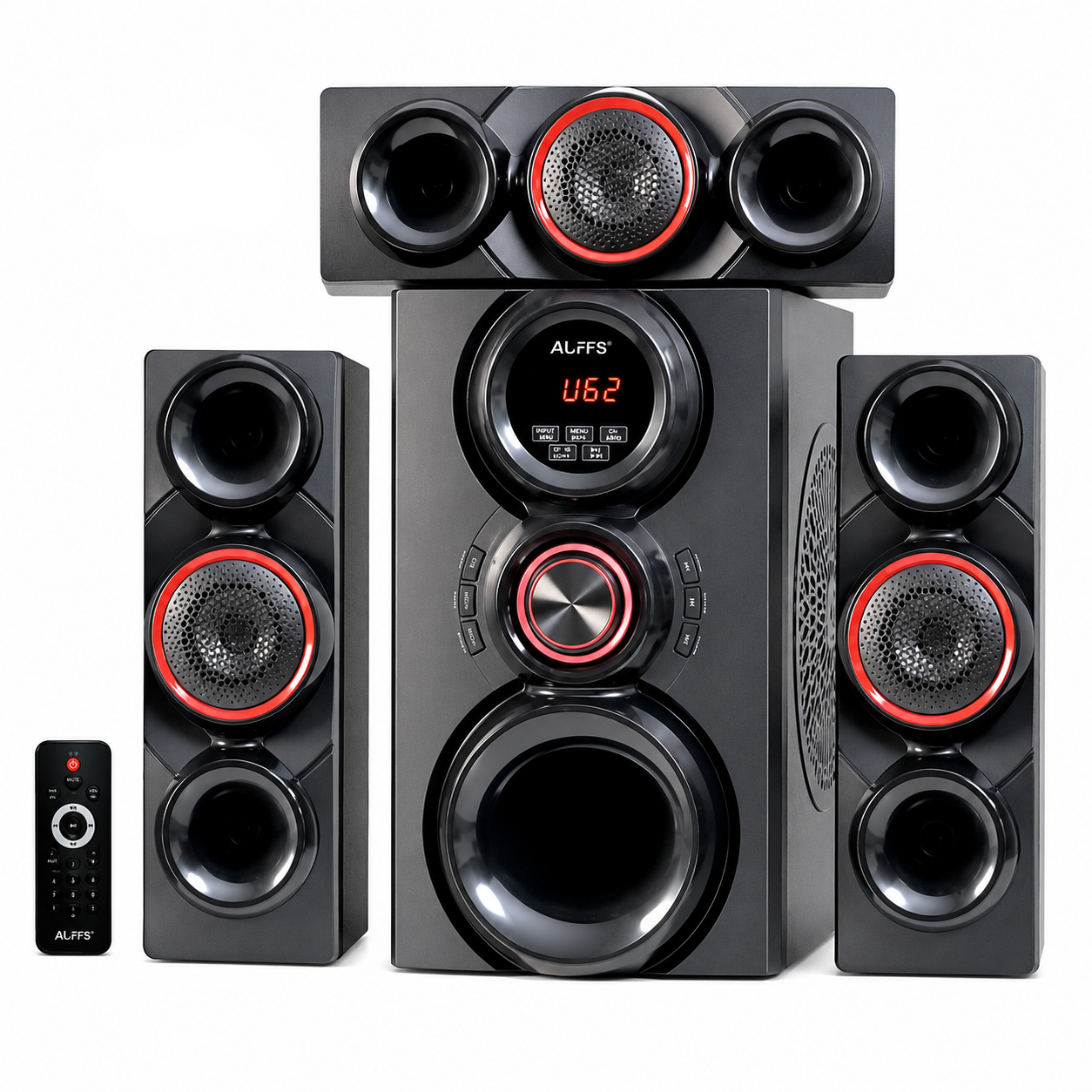 AILIPU 3.1 Channel Multimedia Speaker System with Bluetooth, FM, MP3 and Remote – SP-8305